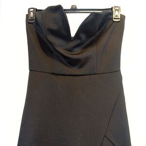 Sleek Black Dress Romper